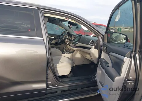 2018 Toyota Highlander Le from USA, damaged, VIN 5TDZARFH1JS035828